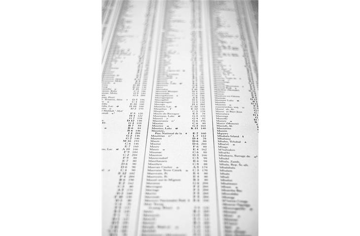 Standard test index